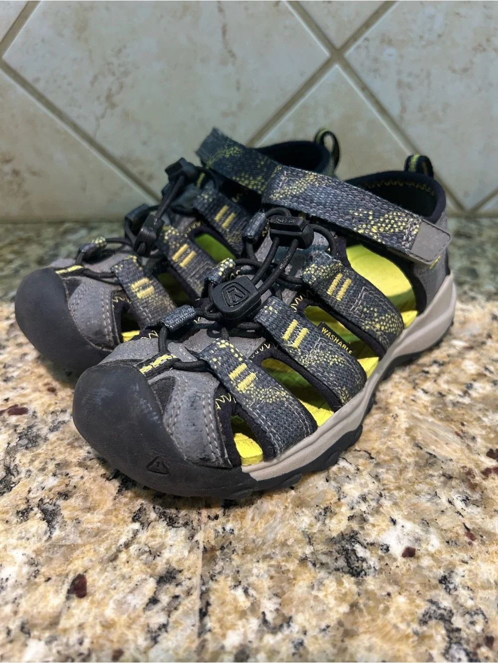 Keen NEWPORT NEO H2 - Walking sandals -Gray/Green - size 11